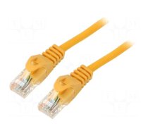 Patch cord | U/UTP | 5e | stranded | CCA | PVC | orange | 10m | 26AWG | 1pcs.