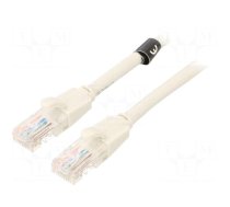 Patch cord | U/UTP | 6 | CCA | PVC | grey | 1.5m | RJ45 plug,both sides