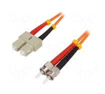 Fiber patch cord | OM2 | SC/UPC,ST/UPC | 3m | Optical fiber: 50/125um