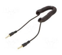 Cable | Jack 3.5mm 3pin plug x2,both sides | Plating: gold-plated