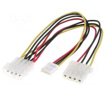 Splitter | mini Molex female,Molex male,Molex female | 0.2m