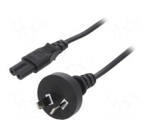 Cable | 2x0.75mm2 | AS/NZS 3112 (I) plug,IEC C7 female | PVC | 1m