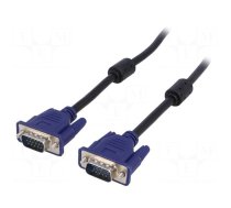 Cable | D-Sub 15pin HD plug,both sides | black | 1.8m