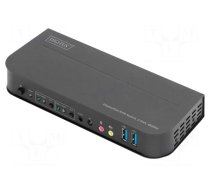 Device: KVM switch | black | Support: 4K,HDCP,UHD 2160p