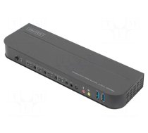 Device: KVM switch | black | Support: 4K,HDCP,HDR,UHD 2160p