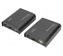 Device: KVM switch | black | Features: extender via cable Ethernet