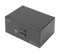 Device: KVM switch | USB 2.0 | black