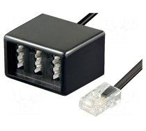 Transition: splitter | RJ11 plug,TAE F socket,TAE N socket x2