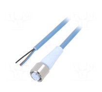 Connection lead | M12 | PIN: 4 | straight | 10m | plug | 250VAC | 7024