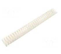 Wiring duct | white | polypropylene | UL94V-0 | L: 0.5m | flexible