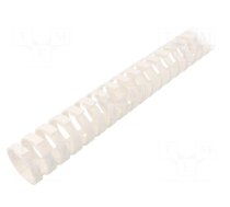 Wiring duct | white | polypropylene | UL94V-0 | L: 0.5m | flexible