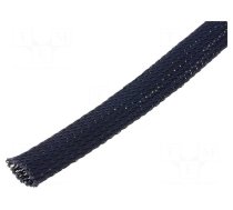 Polyester braid | ØBraid : 11÷14nom.11mm | polyester | black | L: 1m