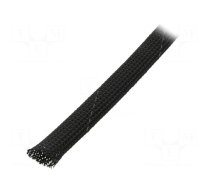 Polyester braid | ØBraid : 11÷17nom.12mm | polyester | black | L: 50m