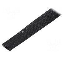Polyester braid | ØBraid : 18÷55nom.30mm | PET,polyester | black