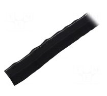 Polyester braid | ØBraid : 25÷29mm | PET,polyester | black | incised