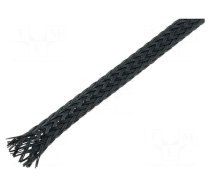 Polyester braid | ØBraid : 2÷7nom.4mm | PET,polyester | black