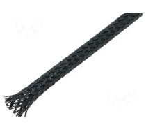 Polyester braid | ØBraid : 4÷11nom.6mm | PET,polyester | black