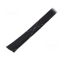 Polyester braid | ØBraid : 6.4÷19.1nom.12.7mm | polyetylene | black