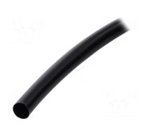 Insulating tube | PVC | black | -20÷125°C | Øint: 12mm | L: 10m | UL94V-0