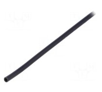 Insulating tube | PVC | black | -20÷125°C | Øint: 1.5mm | L: 10m | UL94V-0