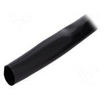 Insulating tube | PVC | black | -20÷125°C | Øint: 20mm | L: 10m | UL94V-0