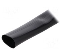 Insulating tube | PVC | black | -20÷125°C | Øint: 22mm | L: 10m | UL94V-0