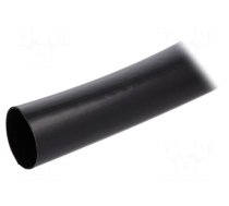 Insulating tube | PVC | black | -20÷125°C | Øint: 24mm | L: 10m | UL94V-0