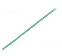 Insulating tube | silicone | green | Øint: 0.5mm | Wall thick: 0.2mm