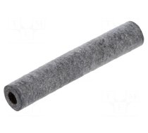 Insulating tubing | chloroprene | black | -65÷95°C | Øint: 1.5mm