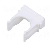 Bracket | polyetylene | -15÷80°C | white | Size: 20