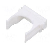 Bracket | polyetylene | -15÷80°C | white | Size: 25