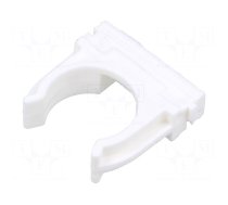 Bracket | polyetylene | -15÷80°C | white | Size: 32