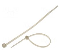Cable tie | L: 142mm | W: 3.2mm | polyamide | 176.5N | natural | Ømax: 35mm