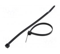 Cable tie | L: 160mm | W: 4.8mm | polyamide | 222N | black | Ømax: 40mm