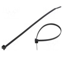 Cable tie | L: 205mm | W: 4.7mm | polyamide | 267N | black | Ømax: 45mm