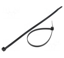 Cable tie | L: 215mm | W: 4.8mm | polyamide | 222N | black | Ømax: 58mm