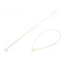 Cable tie | L: 250mm | W: 4.8mm | polyamide | 220N | natural | Ømax: 65mm