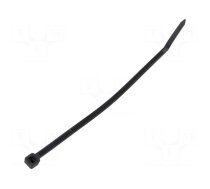 Cable tie | L: 188mm | W: 4.8mm | polyamide | 220N | black | Ømax: 46mm