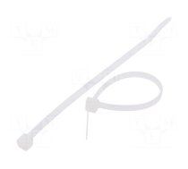 Cable tie | L: 120mm | W: 3.6mm | polyamide | 177N | natural | Ømax: 30mm