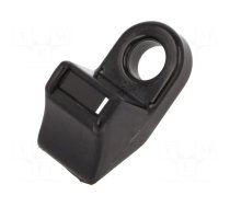 Holder | screw | black | cable ties