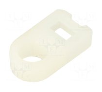 Holder | screw | polyamide,polyamide 6.6 | natural | cable ties