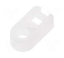 Holder | screw | polyamide,polyamide 6.6 | natural | cable ties