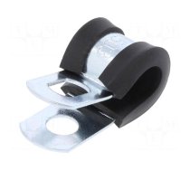 Fixing clamp | ØBundle : 7.9÷9.5mm | W: 13mm | steel | SL | W1 | DIN 3016