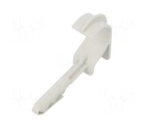 Holder | Cable P-clips,for braids,protective tubes | light grey