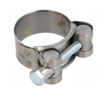 T-bolt clamp | W: 20mm | Clamping: 32÷35mm | chrome steel AISI 430 | S