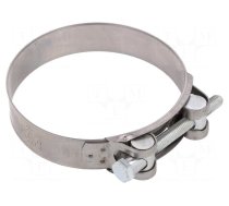 T-bolt clamp | W: 24mm | Clamping: 98÷103mm | chrome steel AISI 430