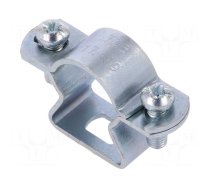 T-bolt clamp | W: 45mm | Clamping: 17÷19mm | steel | Plating: zinc