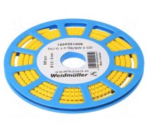 Markers | Marking: 2 | 2.5÷5mm | PVC | yellow | -30÷80°C | leaded | CLI C