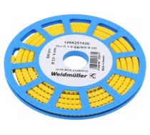 Markers | Marking: 6 | 2.5÷5mm | PVC | yellow | -30÷80°C | leaded | CLI C