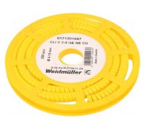 Markers | Marking: empty | 4÷10mm | PVC | yellow | -30÷80°C | leaded | reel
